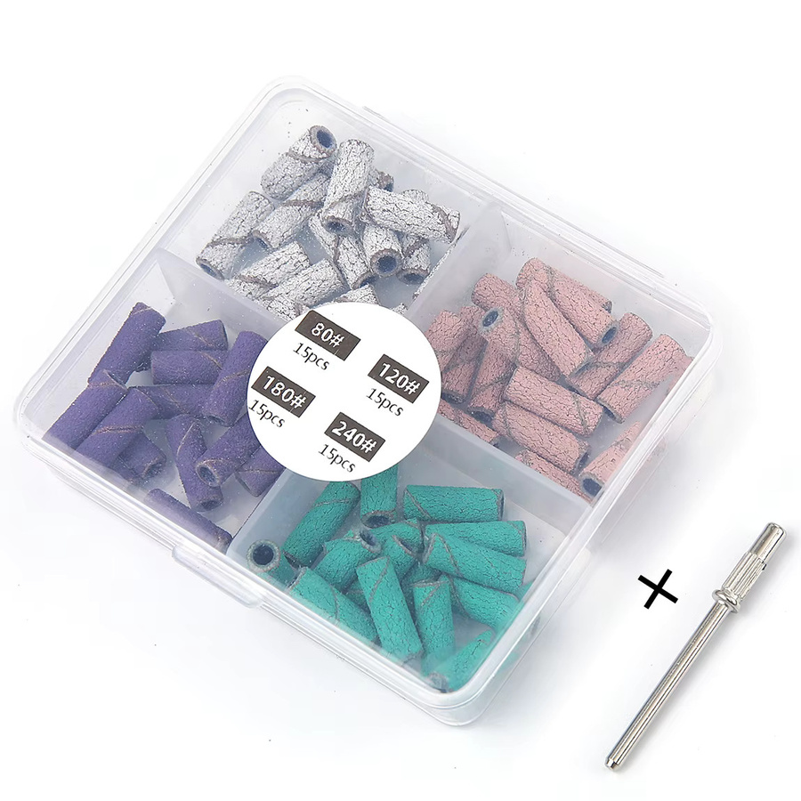 TFSCLOIN Nagelschleifbänder für Nagelbohrer, 60 Stück, Unisex - Bild 3