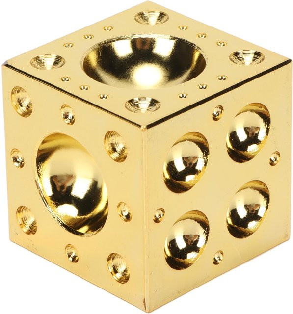 DIYelecs Schmuck Dapping Block aus Stahl mit glänzender Oberfläche für die Schmuckbearbeitung in Weiß und Gold - Bild 1
