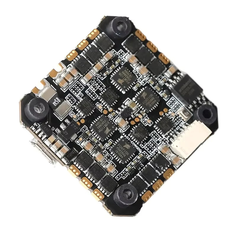 T-Motor T-HOBBY F7-35A-AIO oder F7-45A-AIO Flugsteuerung in Schwarz mit STM32F722 MCU, MPU6500 und BMP280 Barometer, 6S AIO Flight Controller - Bild 2
