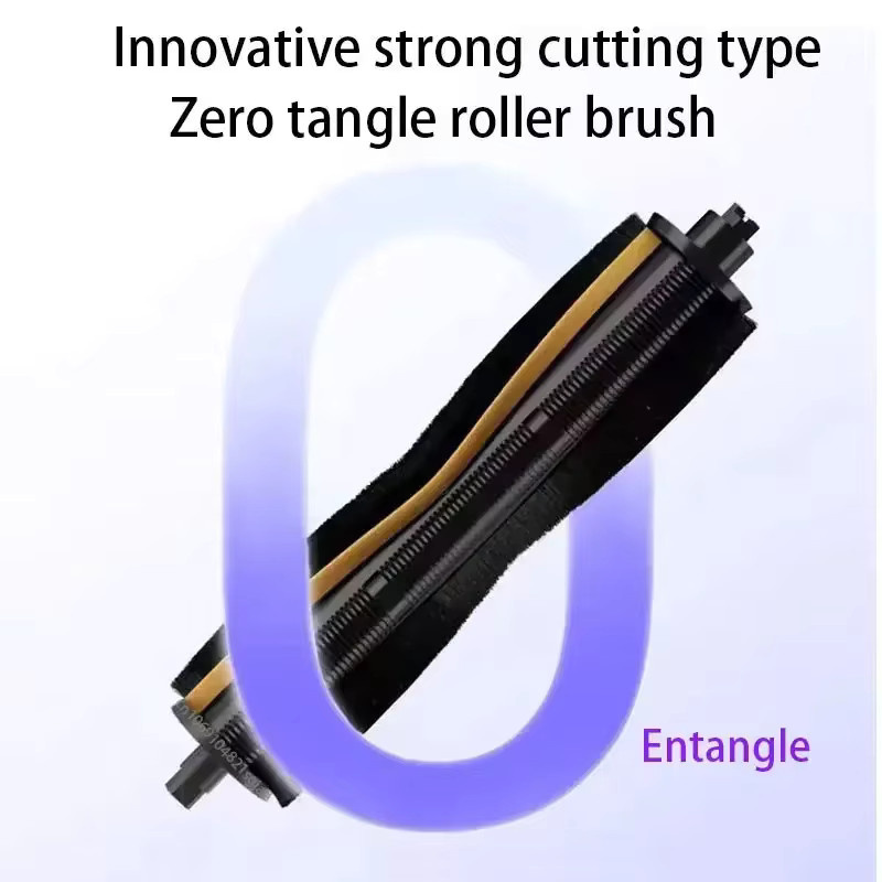 Dreame Original Anti-Knoten-Rollenbürste der 2. Generation mit austauschbarem Bürstenstreifen in Schwarz für L10s Ultra L20 Ultra X10 X20 Pro X30 X30 Pro - Bild 4
