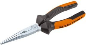 Klein Tools VDE Telefonzange mit langen Backen, 200 mm, Orange, 1000V - Bild 1