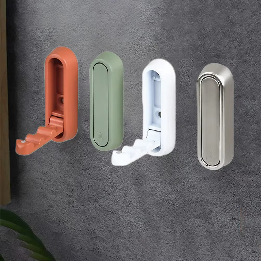 VIBRATITE Klappbarer Wandhaken aus Zinklegierung in Grün für Bad und Küche - Bild 3