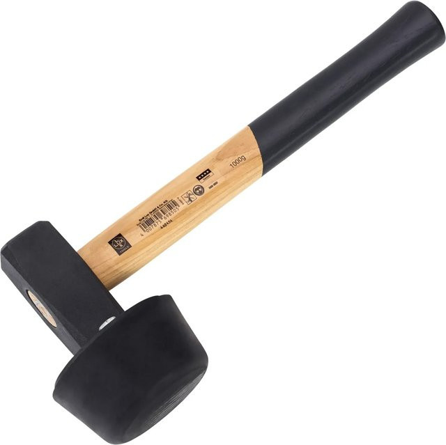 LUX-TOOLS Plattenhammer Schwarz mit 1.000 g Gewicht - Bild 1