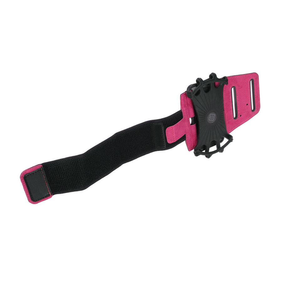 OutsideWorld Handyhalter für Laufen als Armband in Pink mit 360 Grad Drehung und Aufbewahrung für Kopfhörer und Datenkabel - Bild 1