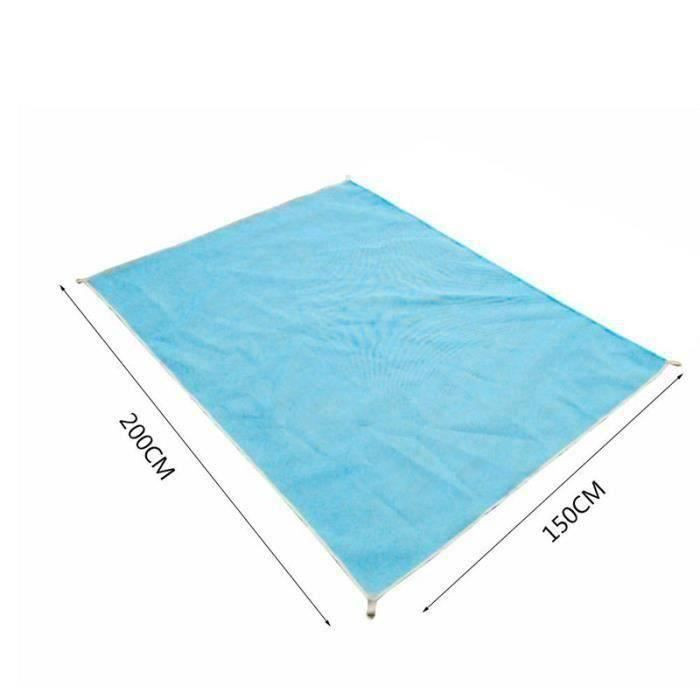 Sandfreies Strandtuch ROKOO Blau B/B: 200 x 150 cm - Bild 1