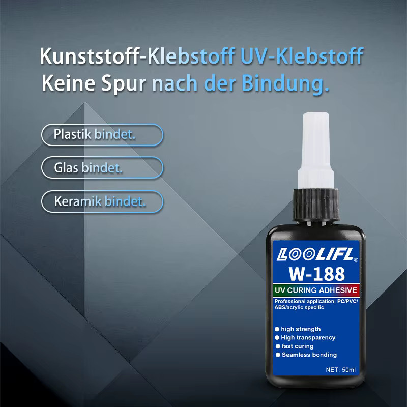 UV-Harz-Kit mit UV-Stiftlampe zur schnellen Reparatur von Kunststoff, Glas und Metall, transparent - Bild 3