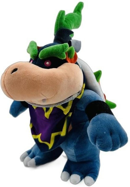 FernGlade Mario Dark Bowser Plüschtier mit Anhänger Schwarz/Dunkelgrau - Bild 1