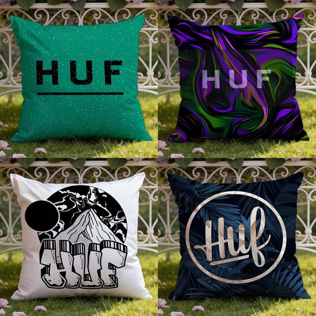 H-Huf Fashion Kissenbezug Schwarz, quadratisch, B/B/H: 30 x 30 x 30 cm - Bild 1