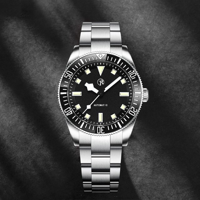 Rollstimi Armbanduhr Automatik, Edelstahl, Blau, Herren - Bild 1