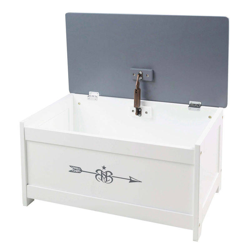 Roba Spielzeugtruhe Rock Star Baby 3 in Grau mit abstraktem Design - Bild 2