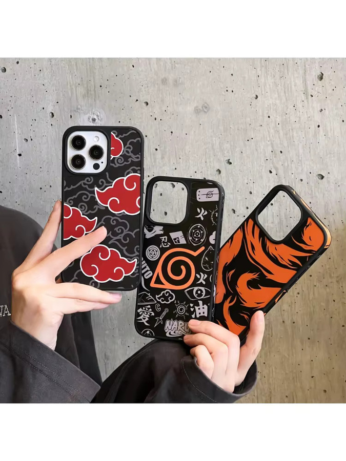 Bandai Anime Handyhülle für iPhone 17 16 15 14 13 Pro Max mit Naruto Itachi Obito Pain Design Stoßfeste Hartschale - Bild 5