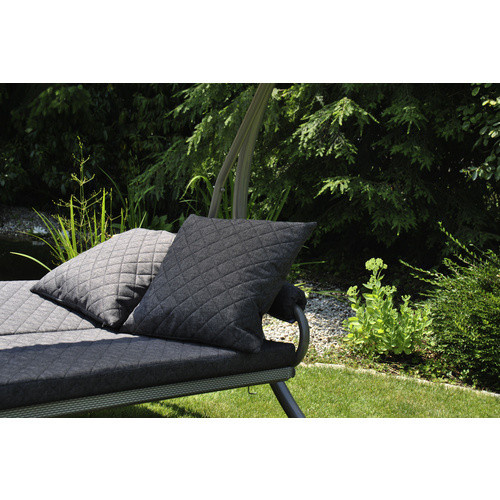 Angerer Hollywoodschaukelauflage Joy, Grau, B/L: 180 x 54 cm - Bild 3