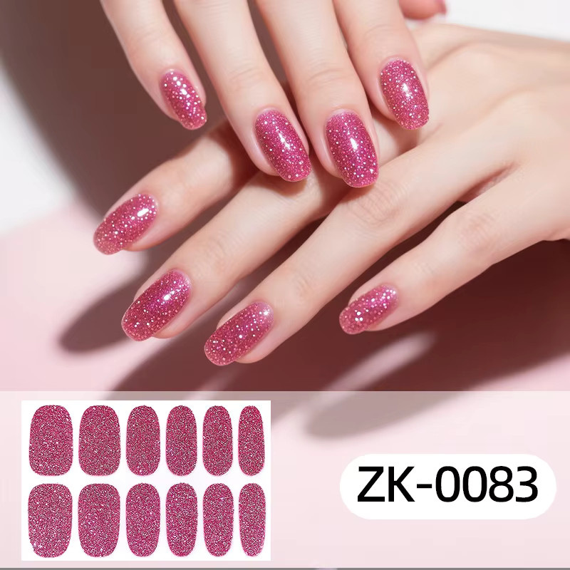 jasibadan Nagelaufkleber, Glitzer, Schimmernd, Unisex - Bild 4