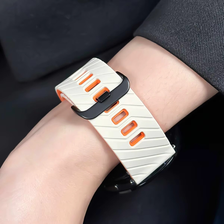 FancyWrist Silikonarmband, Weiß, Unisex - Bild 3