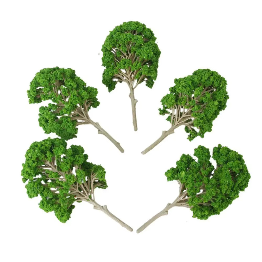 Modell Zug Künstliche Miniatur Baum Landschaft, Zubehör, Kunststoff - Bild 3