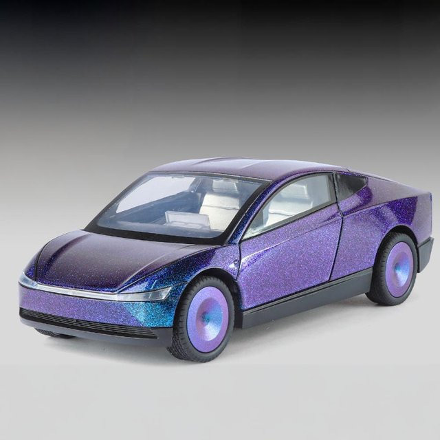 Linyi toy car Cybercab Robotaxi Modellauto, Metall, 1:24, mit Ton und Licht, ab 14 Jahren - Bild 1