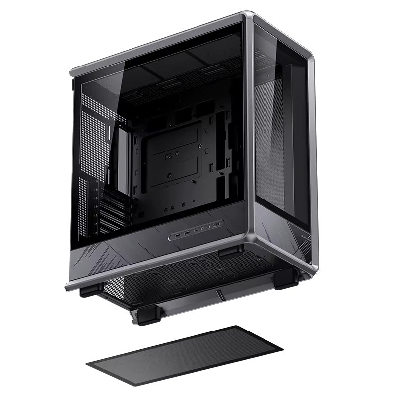 Jonsbo D401 ATX-Computergehäuse mit Panoramic Sea View für M-ATX und MINI-ITX Esports Gaming-Gehäuse mit Unterstützung für Dual 360-Wasserkühler - Bild 3