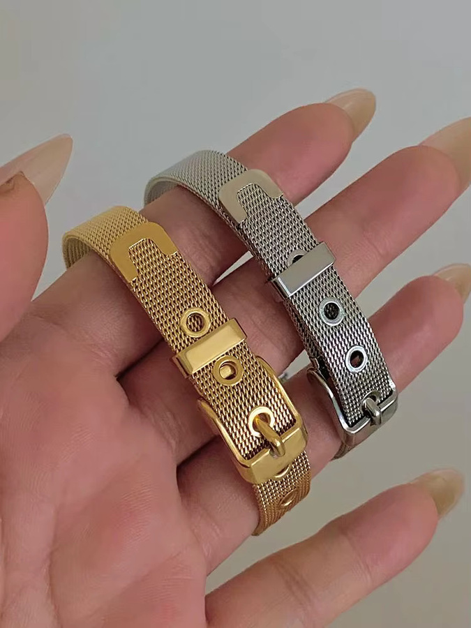 Greatera Fashion Armband, Edelstahl, Gold, Unisex - Bild 3