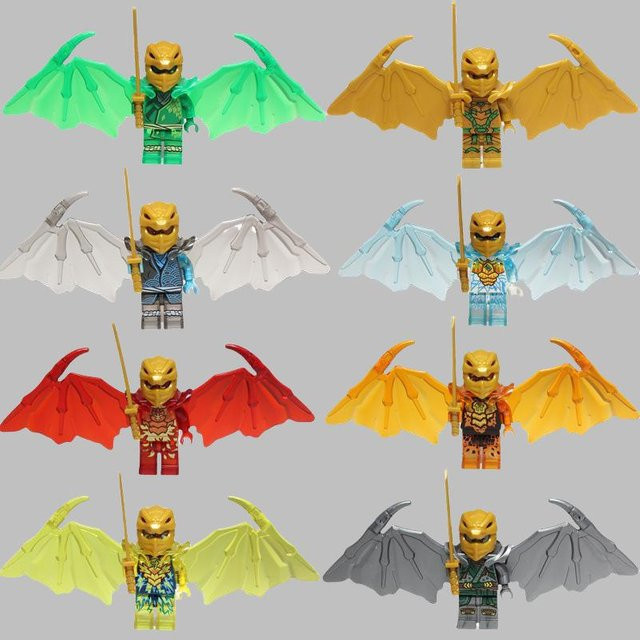 Action Minifiguren Puppen Kai Jay Zane, 8-teiliges Set, ab 3 Jahren - Bild 1