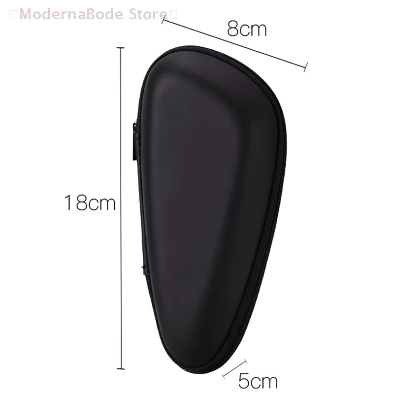 Hoeaden Rasierer-Aufbewahrungstasche für Herren, tragbare und wasserdichte Reisebox für Elektrorasierer, Schwarz, B: 18,0 cm, T: 8,0 cm - Bild 3