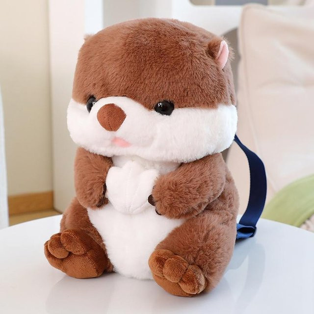 Yiran toy Seeotter Plüschtier, 28cm, Braun - Bild 1