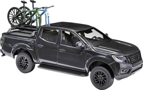 Busch Nissan Navara PKW Modell, 1:87 (Spur H0), mit zwei Bike - Bild 1
