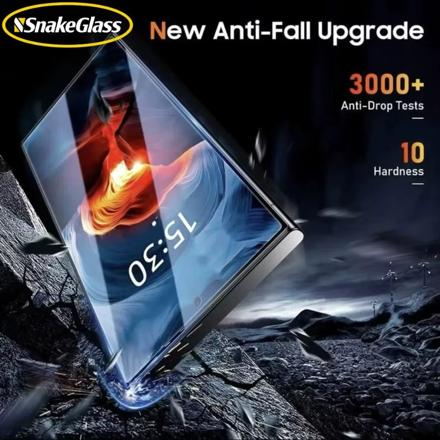 Staubfreies HD-Panzerglas Displayschutzfolie für Samsung Galaxy A55 A71 A56 A41 A35 A17 A16 A04, transparent und kratzfest - Bild 2