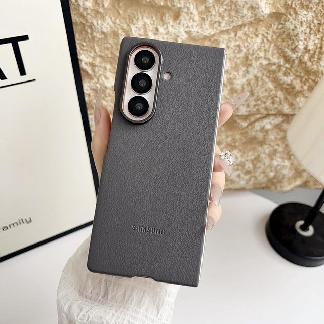 Magnetische Leder Handyhülle für Samsung Galaxy Z Fold7 in verschiedenen Farben - Bild 1