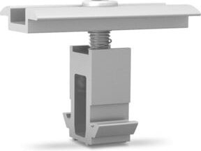 K2 Systems MiniClamp Mittelklemmen Set 30-50 mm in Silber aus Edelstahl und Aluminium - Bild 1