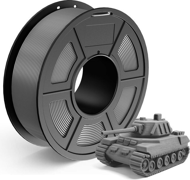 MANLANG TPU Filament 1,75mm 95A Flexibel für FDM 3D-Drucker, Grau, 250g - Bild 1