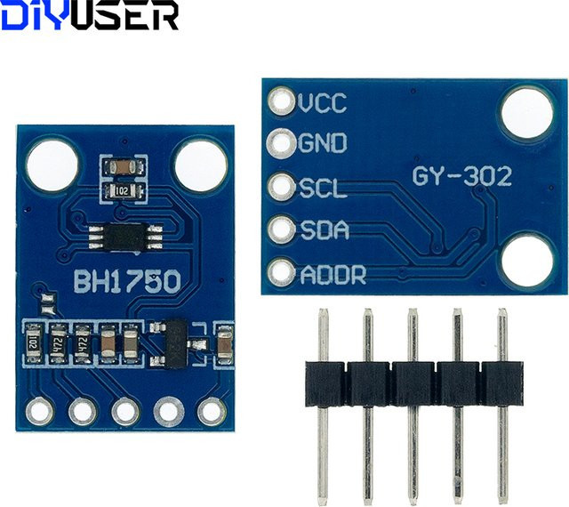 DIYUSER GY-302 BH1750 BH1750FVI Lichtintensitäts-Beleuchtungsmodul in Blau für 3V-5V - Bild 1