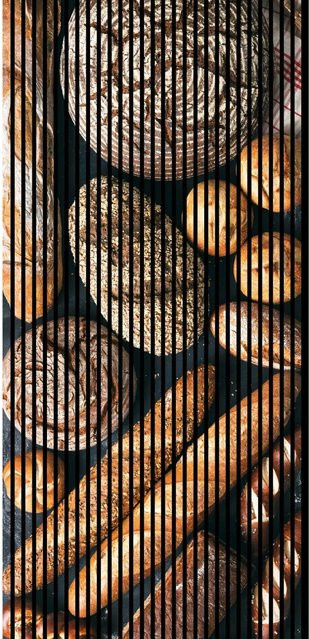FN Acustico Akustikplatte Brot Bunt aus PET und MDF, B/T/H: 1.133 x 19 x 2.400 cm - Bild 1