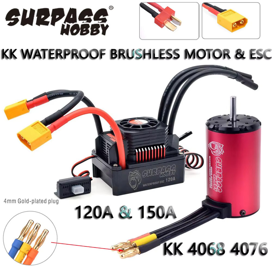 Surpass Hobby RC Auto Combo Set, bürstenloser Motor mit ESC, 1:8 - Bild 1