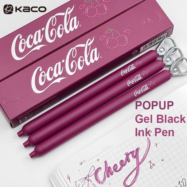 KACO Creative Cherry Pull-Tab Gel-Tintenstifte in Blau mit 800 m Schreibleistung - Bild 1