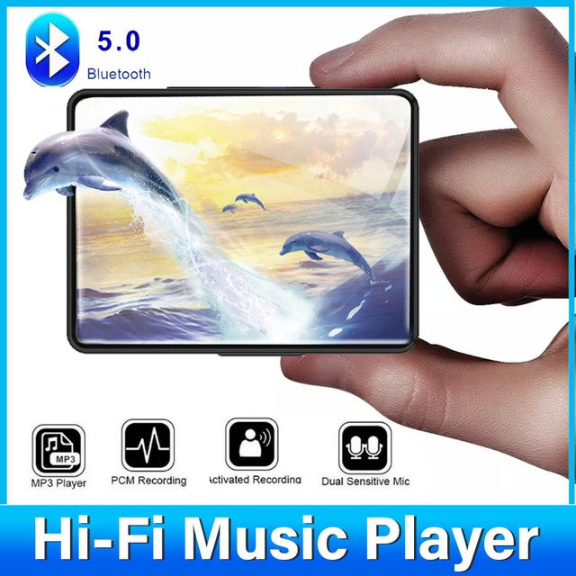 AideeMaster Tragbarer MP3-Player mit HiFi-Audio, FM-Radio und Video-Wiedergabe in Schwarz - Bild 1