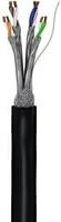 goobay Outdoor Netzwerkabel Cat.7 S/FTP PiMF Ethernet LAN Kabel in Schwarz - Bild 1