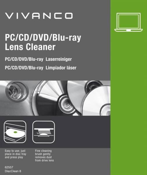 Vivanco Laserreiniger für PC, CD, Blu-ray und DVD in Multicolour - Bild 1