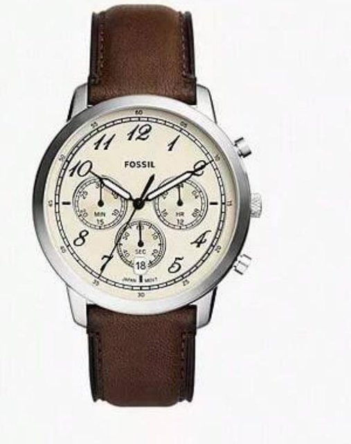Fossil Armbanduhr Quarz, blaues Zifferblatt, Edelstahl, Herren - Bild 1
