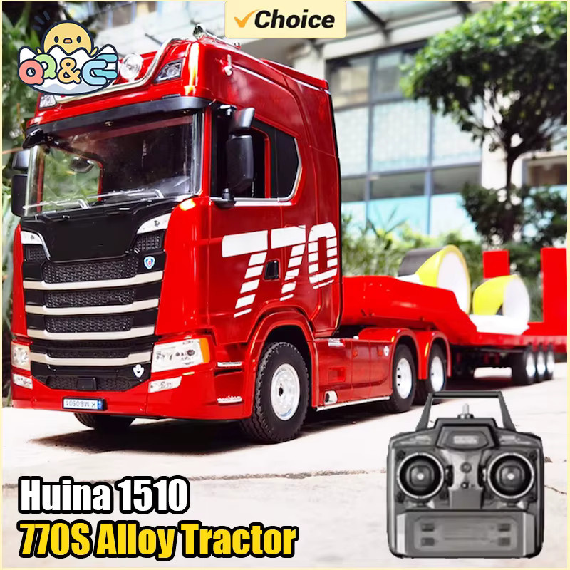 HUINA 1501 RC Truck 770S, Legierung Traktor, 1/18, mit Licht und Sound - Bild 3