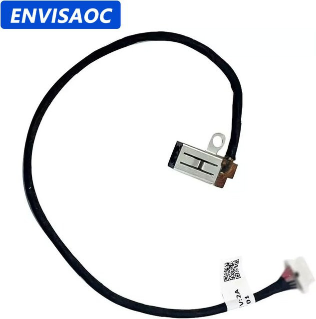HP Laptop DC-Stromanschlussbuchse Lade-Flexkabel DD00PDAD040 in Schwarz für 15-FD 15-FC 250 G10 255 G10 TPN-Q286 TPN-Q287 - Bild 1