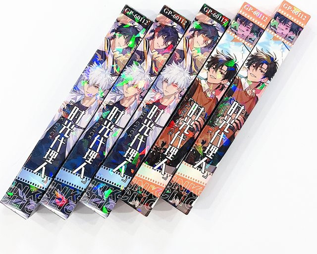 5-teiliges nbyinto Blindbox-Set mit einziehbaren Kugelschreibern in Multicolour, zufällige Charaktere, 0,5 mm Spitze - Bild 1