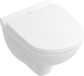 Villeroy & Boch Wand-WC O.NOVO Compact Tiefspüler in Weiß mit waagerechtem Abgang, B/T: 36 x 49 cm - Bild 1