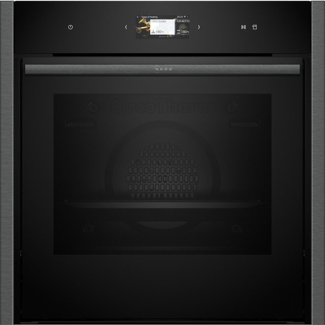 Neff B54FS33G0K N90 Einbau-Dampfbackofen in Graphitgrau mit 71 l Volumen, Elektro-Backofen mit Dampfgarer, Heißluft, Heißluft mit Dampf und Smart Home Integration - Bild 1