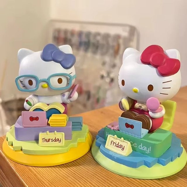 Sanrio Kuromi Schokoladenwerkstatt Dim Sum Dessert Konditorei, Blind Box, Mini Actionfigur, Einzelfigur - Bild 1