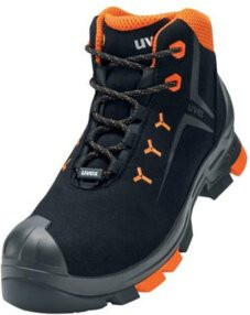 uvex Sicherheitsstiefel S3 SRC uvex 2 aus Mikrovelours in Schwarz, Größe 42, Weite 12 - Bild 1