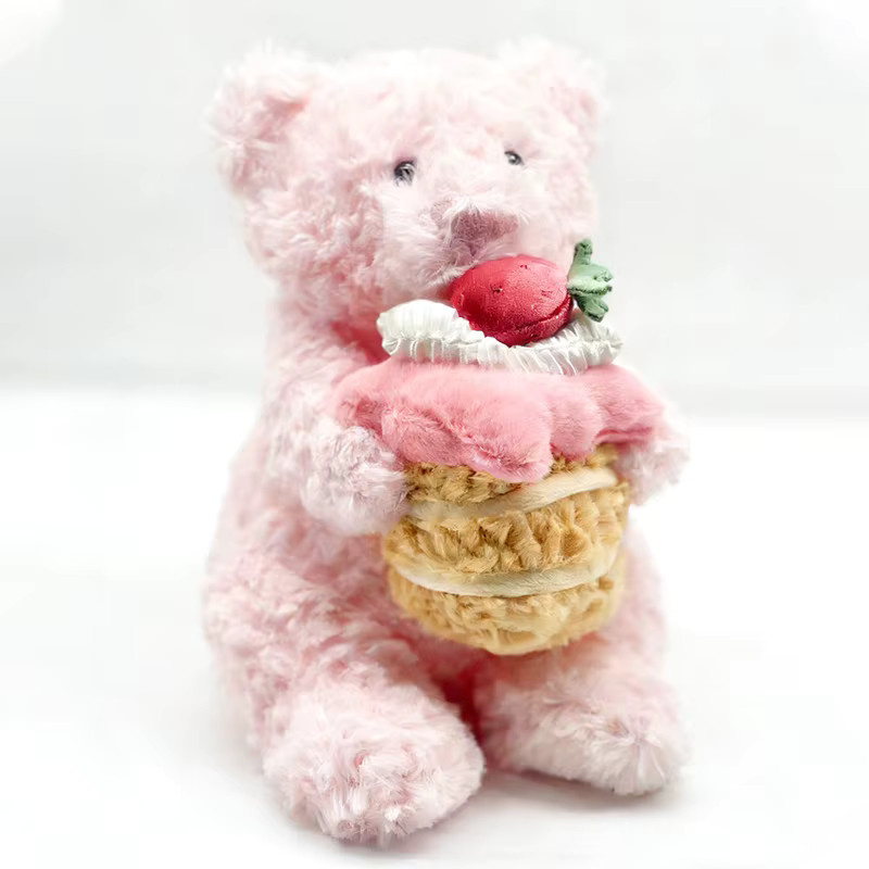 JELLYCAT Rosa Barcelona Bären-Torten-Plüschtier, Plüschtier, Rosa/Pink - Bild 2