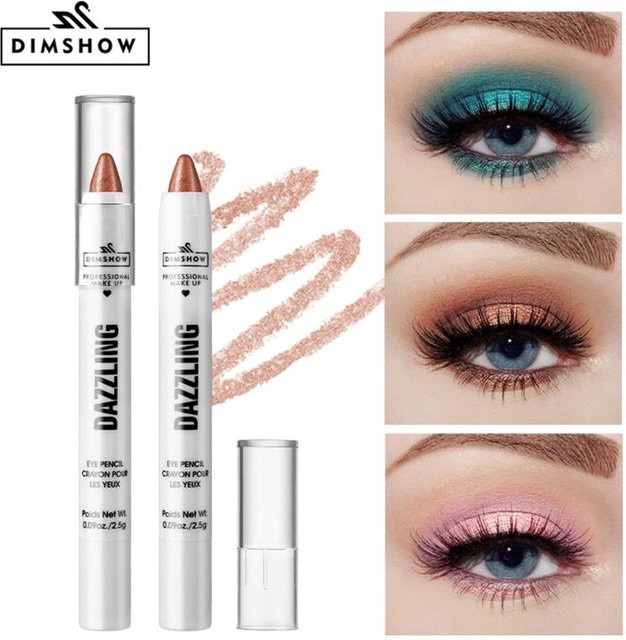 DIMSHOW Highlighter Lidschattenstift, Nude, Schimmernd - Bild 1