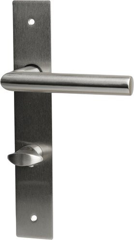 ALPERTEC Langschild-Garnitur Piatto aus Edelstahl in Silber matt - Bild 1