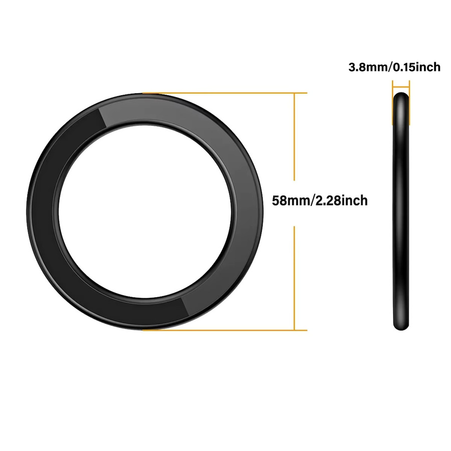Universeller magnetischer Handyhalter für MagSafe iPhone und iPad zur Auto- und Wandmontage in Schwarz oder Weiß - Bild 6