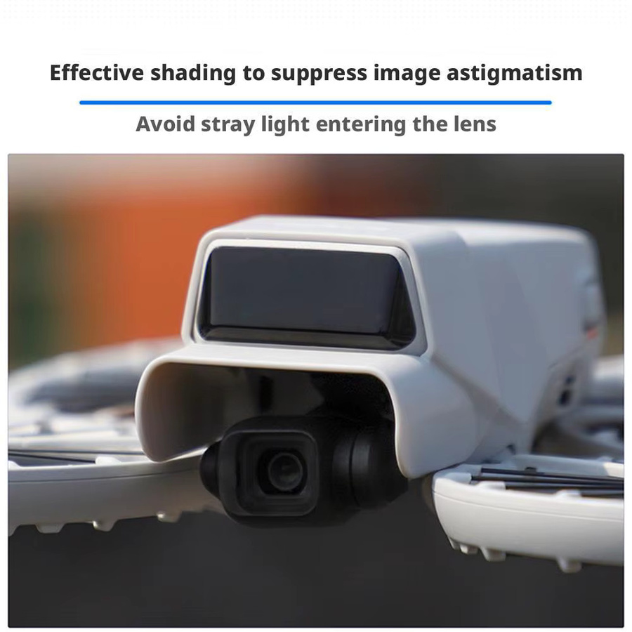 DJI Flip Objektivhaube für Drohnenkameras in Schwarz zur Vermeidung von Blendlicht mit Schnellverschluss - Bild 4